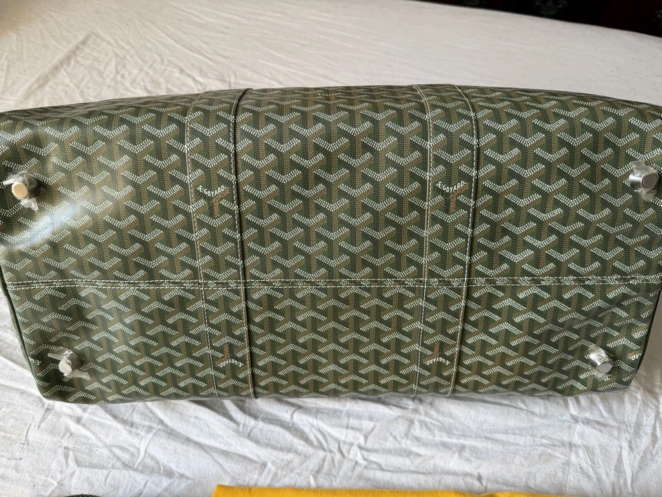 Goyard Boston 50 Duffle Bag Khaki - Image 4 of 4