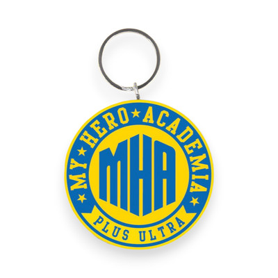 Original My Hero Academia MHA Plus Ultra Icon Schlüsselanhänger Gummi Keychain Manga Anime
