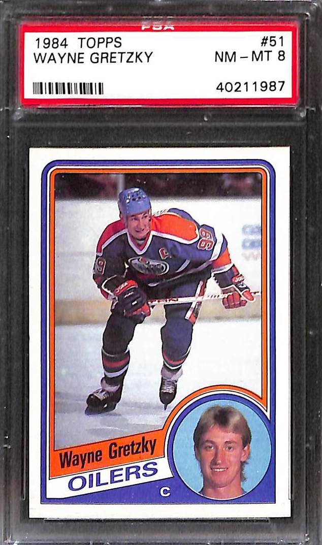 1984 Topps #51 Wayne Gretzky PSA 8 NM-MT 40211987 view 1