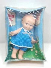 Vintage 1974 A Kewpie Cameo Doll Original Blue Dress 1210 AMSCO