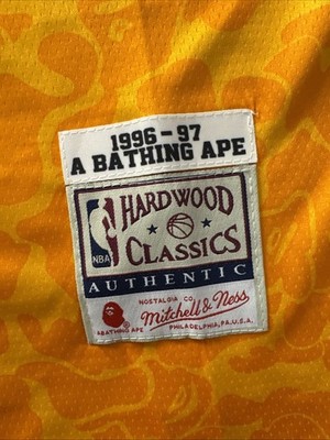 Mitchell & Ness NBA Lakers BAPE #93 A Bathing Ape Jersey Size L