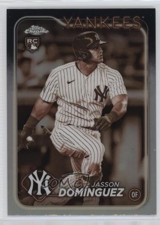 2024 Topps Chrome Sepia Refractor Jasson Dominguez #89 11gl