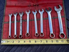 MACHINIST  HmSpBxe Mechanics  Snap On Tools  8 Piece Wrenches Wrench Tool