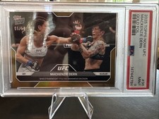 2025 Topps Now UFC #36 Mackenzie Dern Gold Foil /50 PSA 9