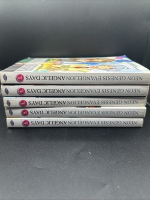 Neon Genesis Evangelion Angelic Days Vol 1-5 Eng Manga Near FULL SET