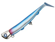 Blue Blue Lure Jolty22 22g #01 Blue-Blue/Chrome Jig Head & Worm Japan AA4137