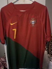 Nike Portugal Jersey Cristiano Ronaldo #7 Soccer Red Green