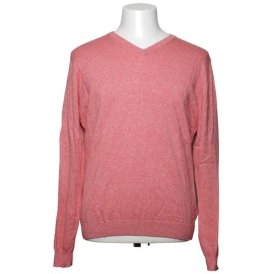 Cortefiel, Pullover, Größe: M, Pink, Einfarbig, Feinstrick, Herren #1a8