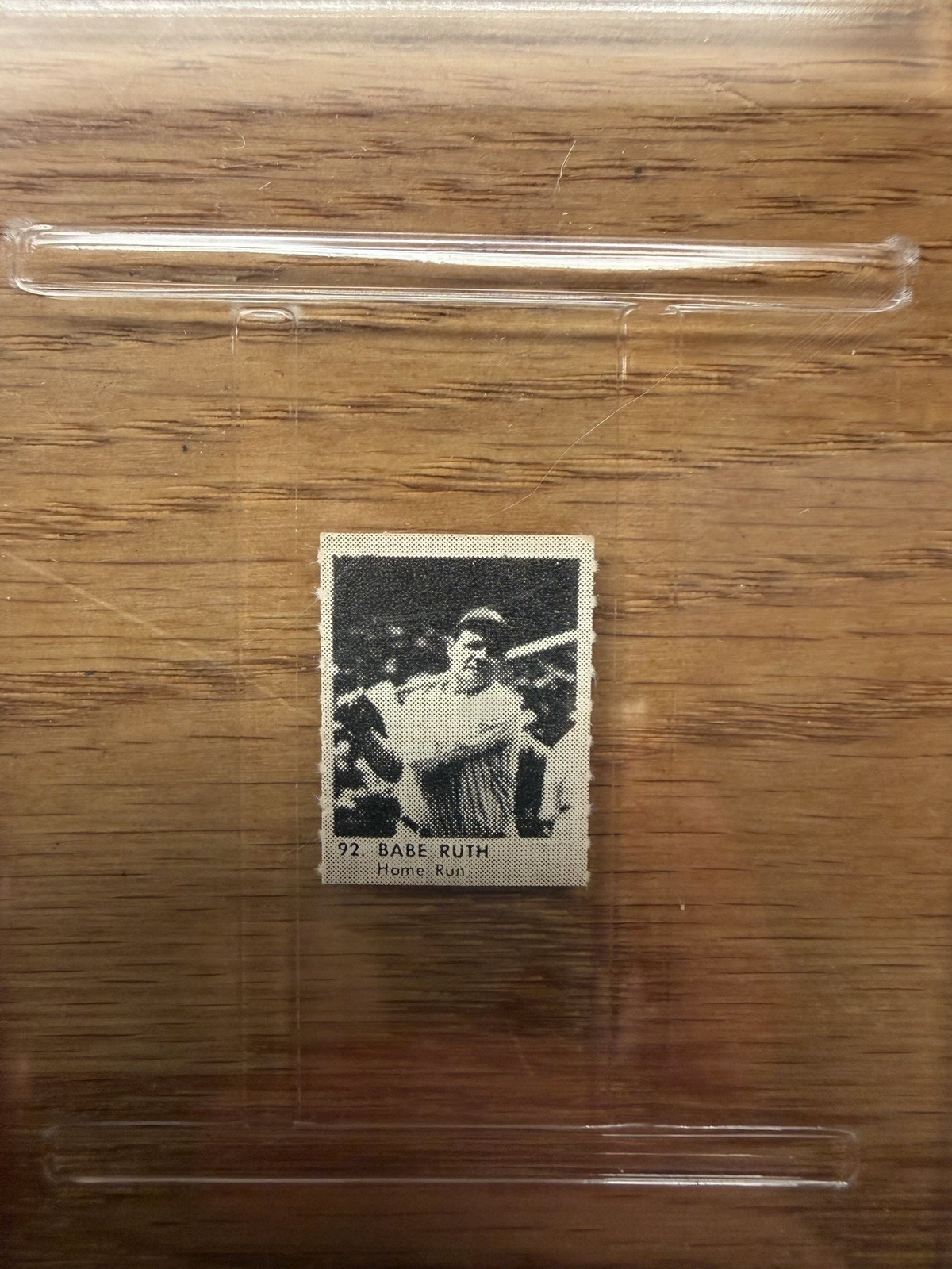1952 R423 #92 Babe Ruth PSA 6 Vintage HOF Baseball Card view 1