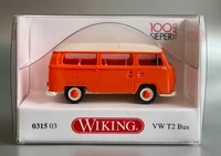 Vw T2 Bus - 100 Jahre Sieper - Orange / Weiß - Wiking 031503 1:87 Neu
