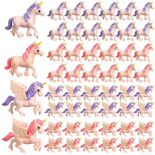 Einhorn Tortenaufleger Mini Einhorn Figur schönes fliegendes Pferd Geburtstag Cupca...