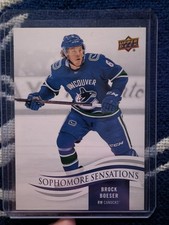 2018-19 Upper Deck Sophomore Sensations Brock Boeser #SO-BB