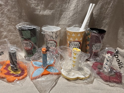 #ad Authentic Demon Slayer Cups Set From Cinépolis Mexico Ready To Ship From USA $225.00