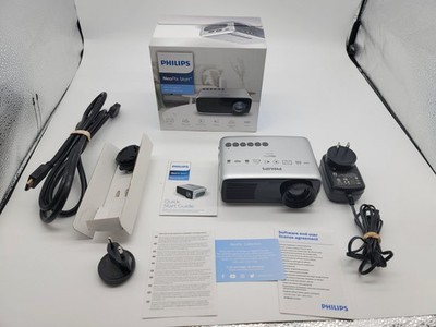 Philips NeoPix Start+ Mini Video Projector, 650 Led Lumens, 60 Inch Display