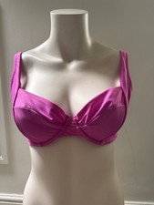 Miss Mandalay Bright Pink Underwired Bikini Top 32E