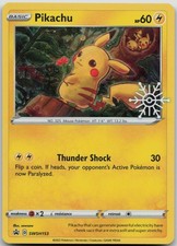 Pikachu (Holiday Calendar) SWSH153 Holo Promo Sword & Shield Promo Pokemon LP on eBay
