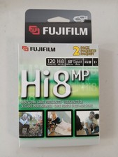 2 PACK FUJI Hi8 P6-120 MP Professional Grade Videocassette NEW/Sealed