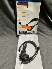 Insignia NS-PAH5101 Pc Headset with Flexible Boom Microphone Black