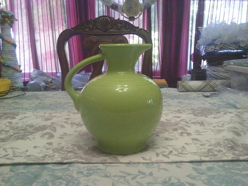 Homer Laughlin Fiesta Ware Lemongrass Carafe 60 Oz