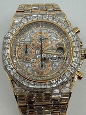 Audemars Piguet Royal Oak Offshore 18k Rose Gold Diamonds The Brick 11