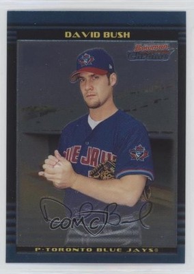 2002 Bowman Chrome Draft Picks & Prospects Dave Bush David #BDP55 Rookie RC e9p