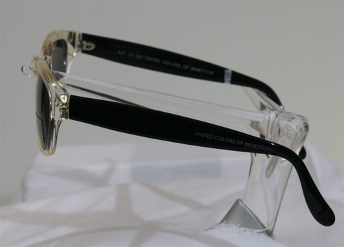UNITED COLORS BENETTON 230 giallo trasparente occhiali da sole donna sunglasses nuovi - Foto 3 di 3