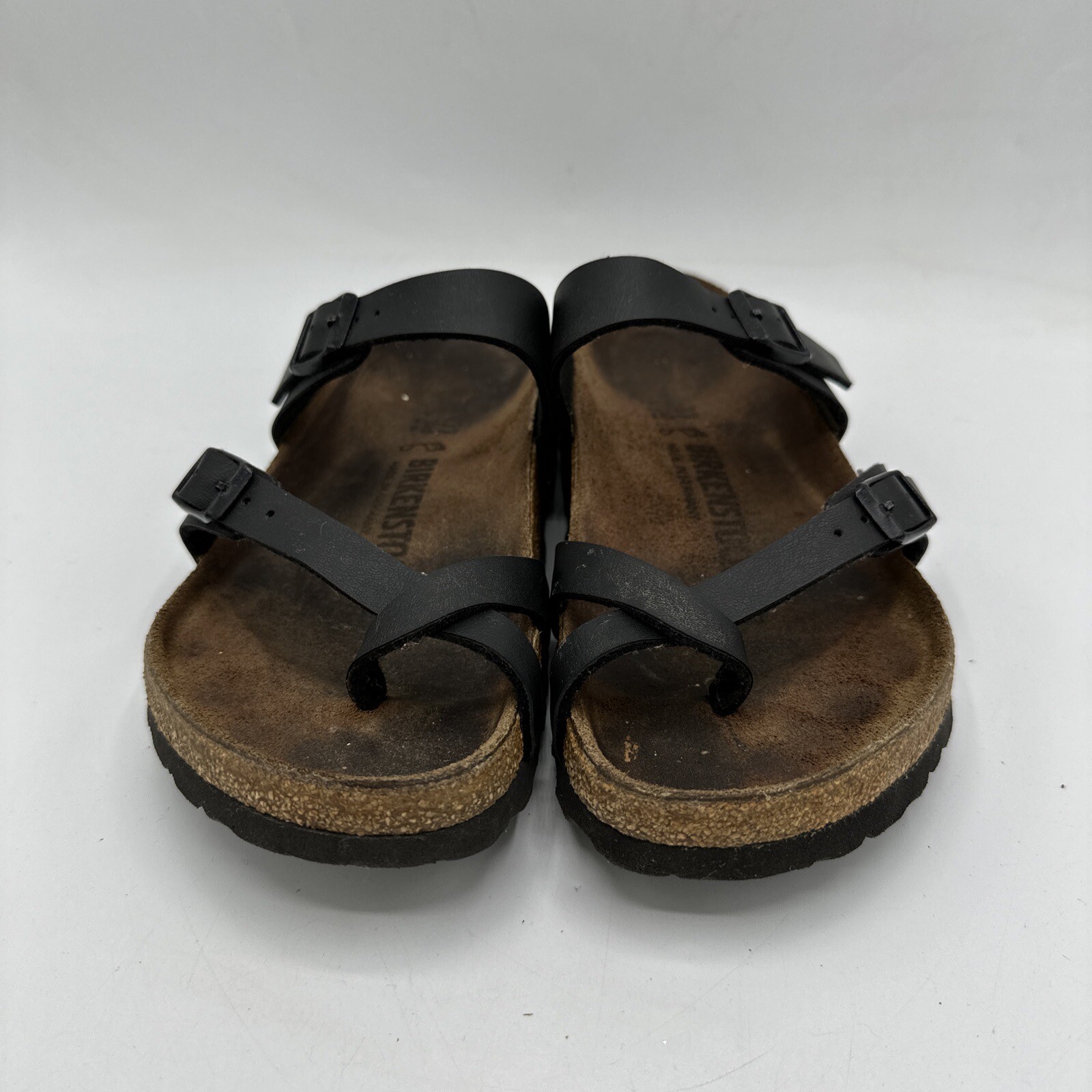 Birkenstock Sandals Women's 6 Mayari Black Leather Si… Gem