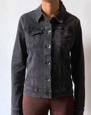 Replay Women's W7651 .000.437 441 Jacket Black Denim 7 M