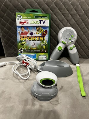 Leap Frog Leap TV Video Game Controller, Camera, Stand & Game - Read Description