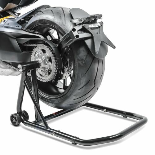 Béquille d'atelier arrière monobras pour Ducati Diavel noir leve moto - Bild 1 von 8
