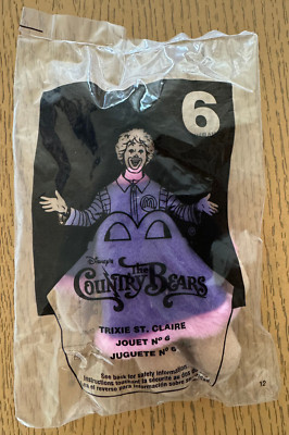 Trixie St. Claire Country Bears Happy Meal Toy 2002 McDonald's New #6 Disney NIP