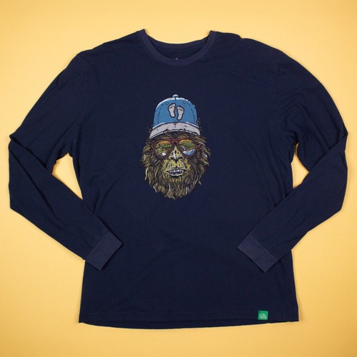 Wild Tribute BigFoot Sasquatch Langarmshirt Herren Gr. XL