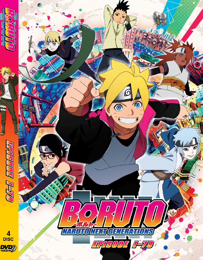 DVD - Boruto: Naruto Next Generations (Epi 80 - 160) English Dubbed +  Express