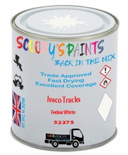 Paint For Iveco Trucks Fedex White 52375 Tin Spray Aerosol Lorry