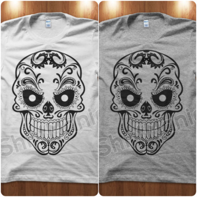 magliette con teschio messicano