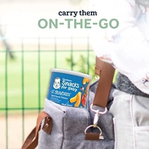 Gerber Lil' Crunchies, batata de manzana, 1,48 onzas (paquete de 6) [ENVÍO GRATUITO] Foto 4 de 4