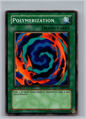 Polymerization SDJ-036 Yugioh CCG Starter Deck Joey 1st Edition