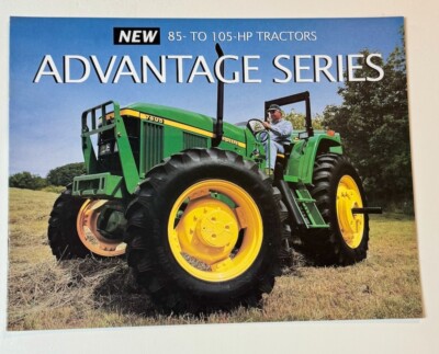 NEW JOHN DEERE Advantage Series Tractors Brochure 1997