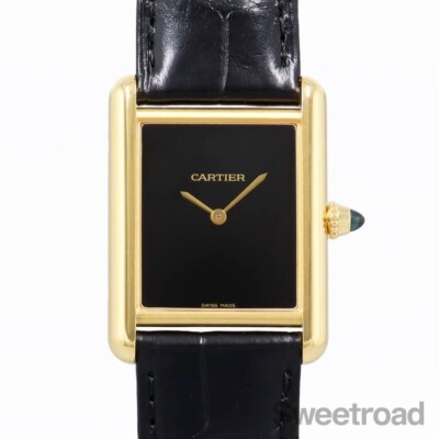 Cartier Tank Louis Cartier 18KYG Manual Winding  Watch