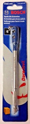 #ad Bosch DSBE1006 6quot; Spade Bit Drill Extension for Daredevil Spade Bits $3.50