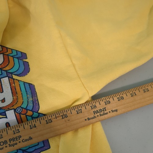Walt Disney World Retro Logo Giallo Pullover Felpa con Cappuccio Giacca Adulto Piccolo Topolino - Foto 4 di 5