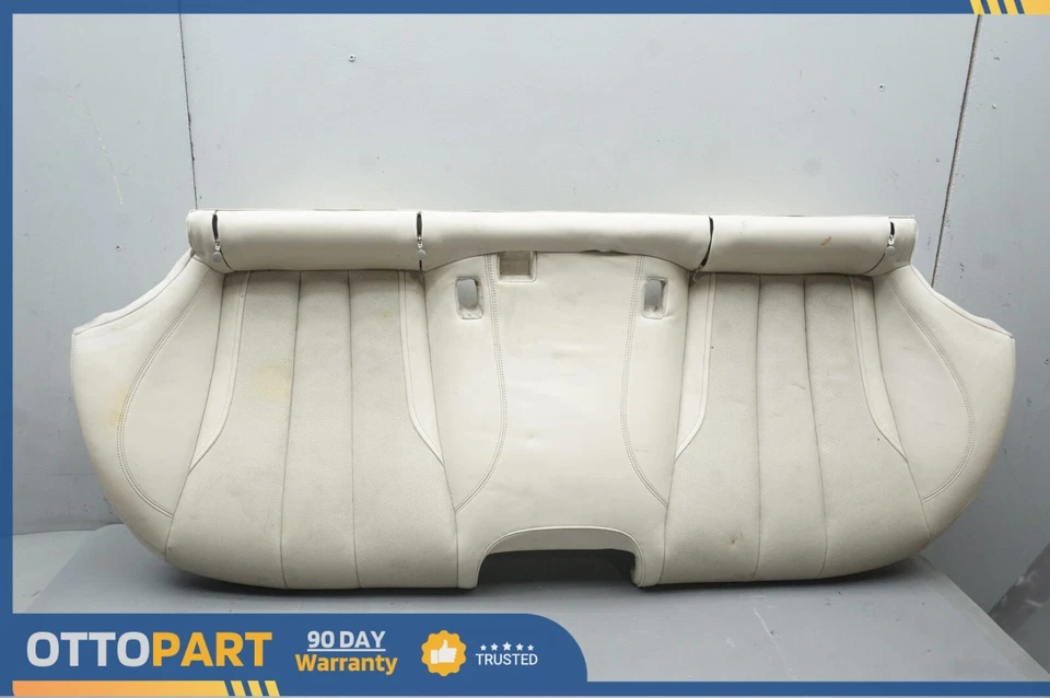 BMW F06 650i Gran Coupé 2013-2017 asiento inferior trasero banco cubierta de cuero OEM Foto 2 de 4