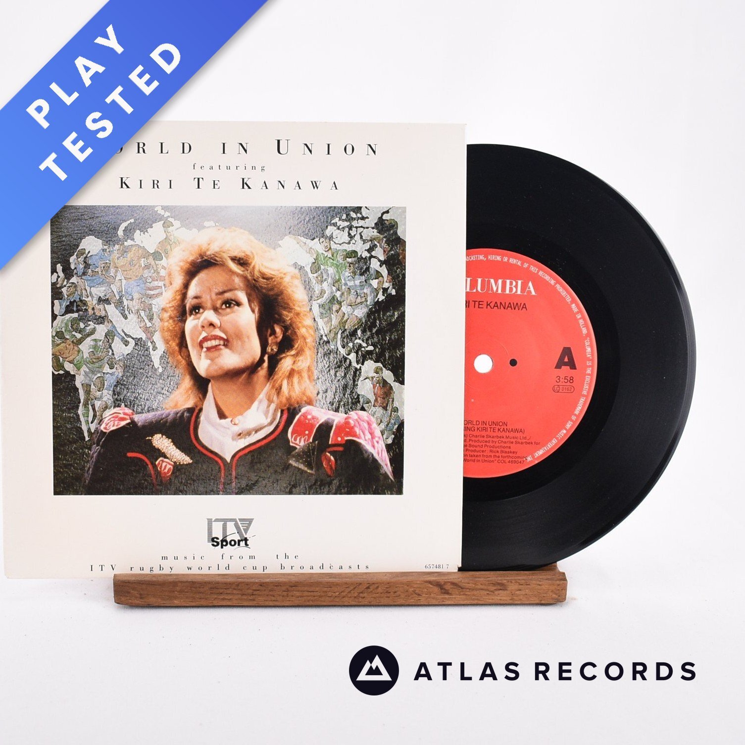 Kiri Te Kanawa - World In Union - 7"" Vinyl Record - NM/NM