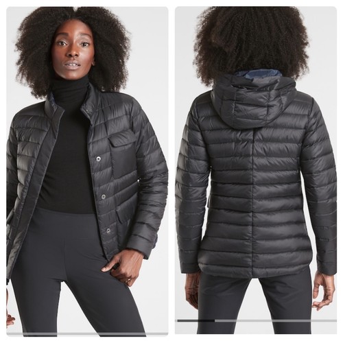 NWT Athleta Pulse Reversible Down Black 