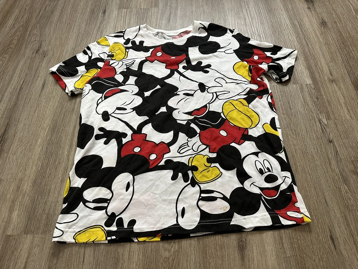 Mickey mouse printed t shirt sales