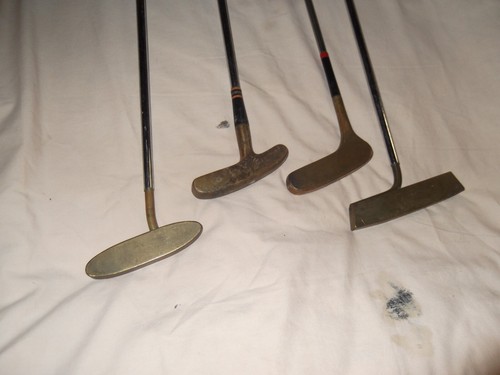 4 brass Uncommon Heads Putters Golf right left hand geo izett wilson agusta - Picture 2 of 4
