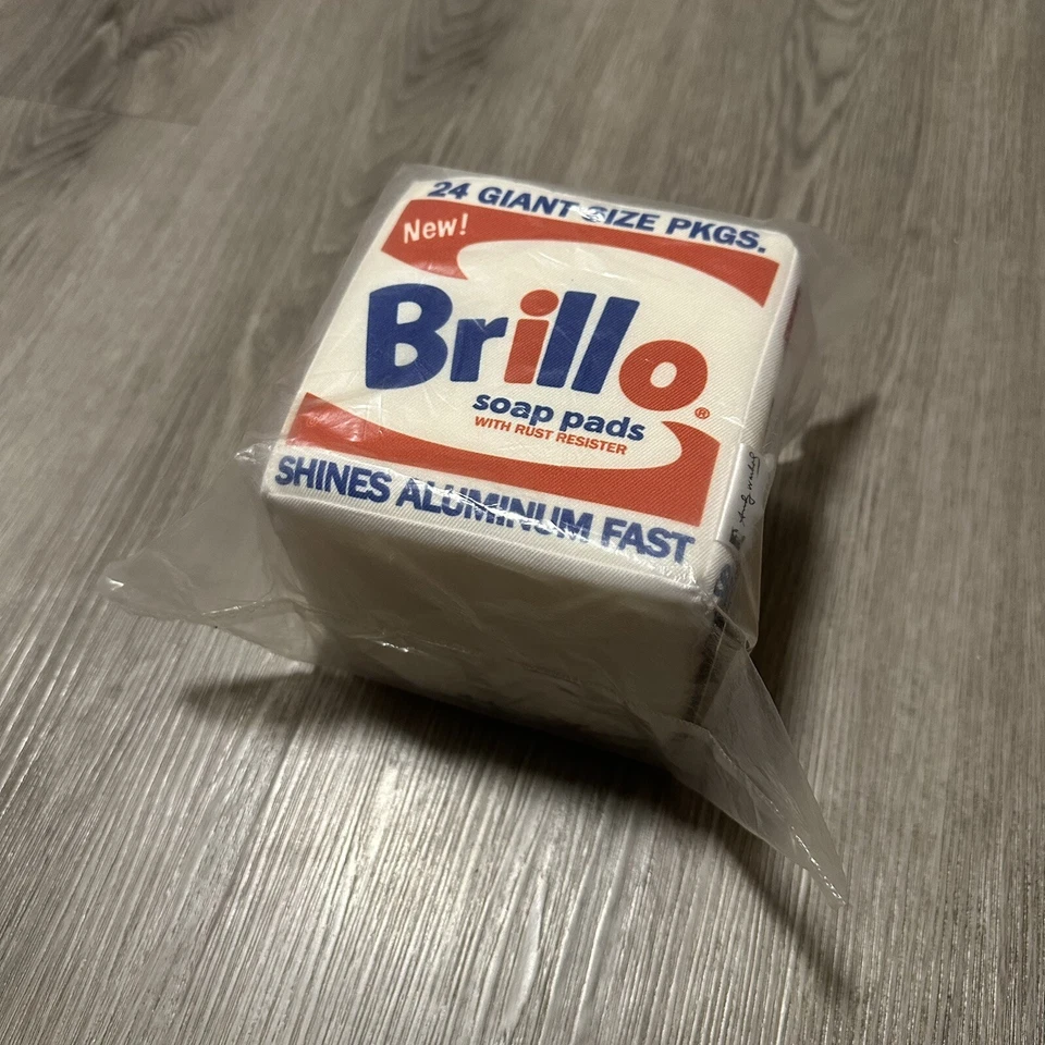 Kidrobot x Andy Warhol Polaroid Brillo Medium Plush Dunny Series 2 Campbells Set - Image 3 of 4