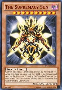 The Supremacy Sun - Red - DL16-EN010 - Rare - Unlimited Edition x3 - Near Mint