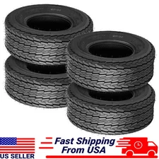 4Pack Trailer Tires 20.5x8-10 20.5x8.0-10 20.5x8x10 10PR Load Range E Heavy Duty