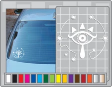 SHEIKA ICON Logo cut vinyl decal #2 Sticker The Legend of Zelda BOTW